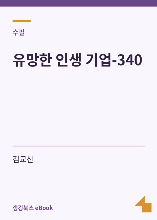 유망한 인생 기업-340 표지