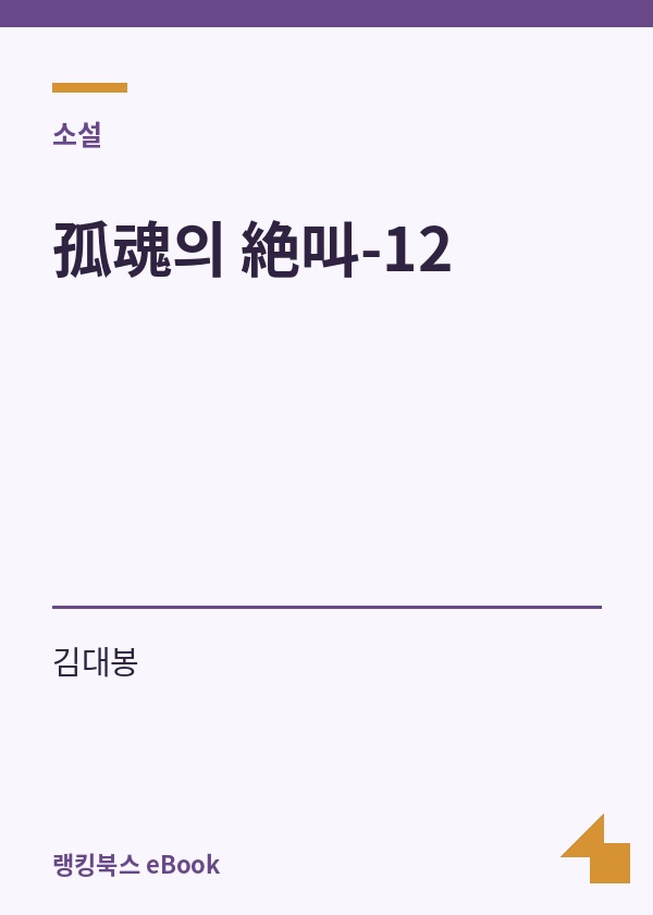 孤魂의 絶叫-12 표지