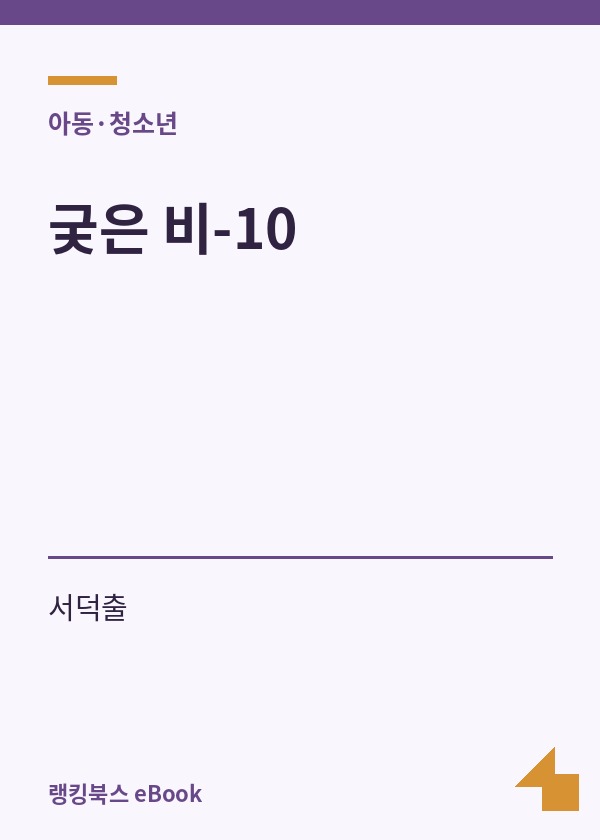 궂은 비-10 표지