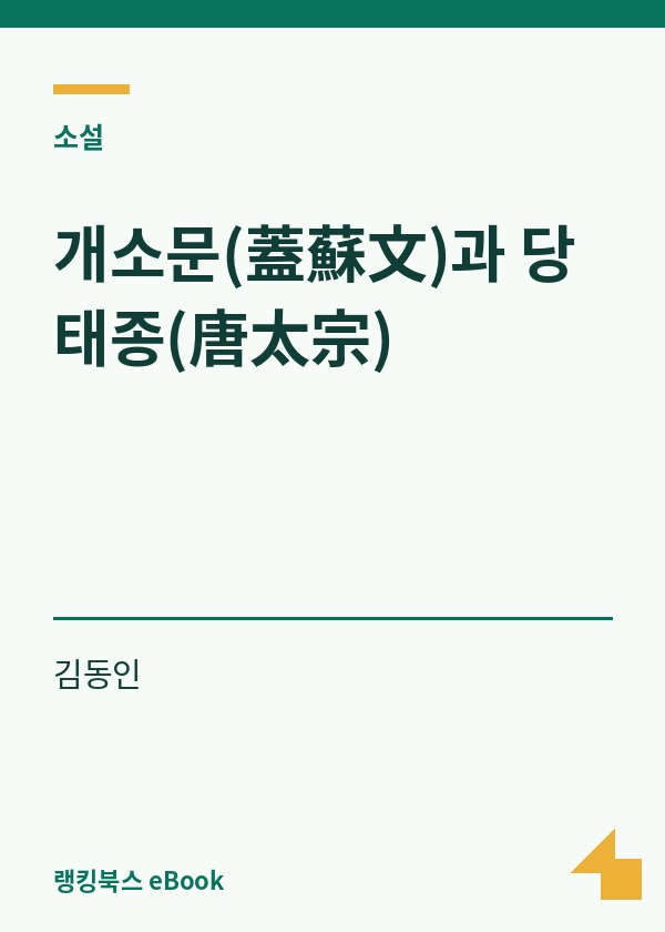개소문(蓋蘇文)과 당태종(唐太宗) 표지
