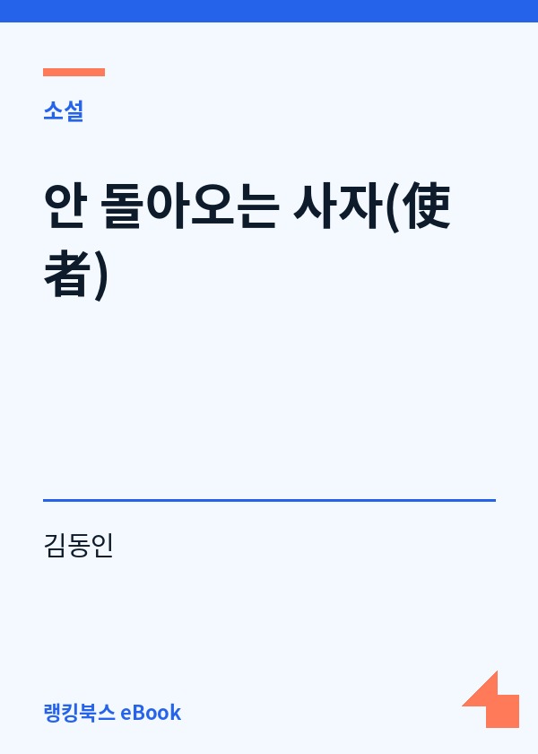 안 돌아오는 사자(使者) 표지