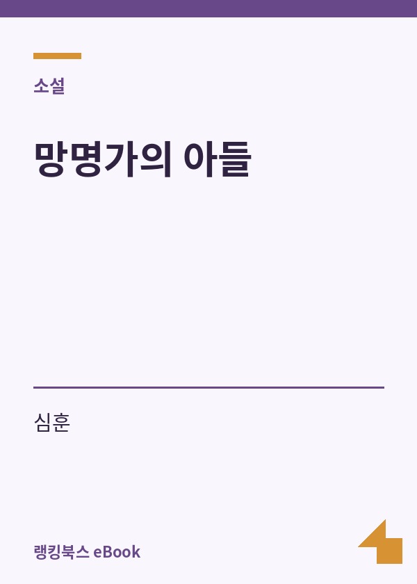 망명가의 아들 표지