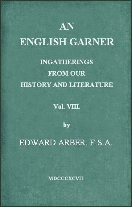 An English Garner: Ingatherings from Our History and Literature (8 of 8) 표지
