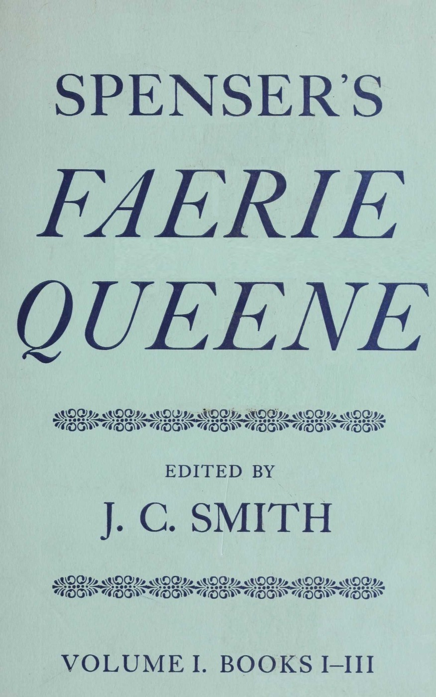Spenser's Faerie Queene, Vol. 1 (of 2) 표지